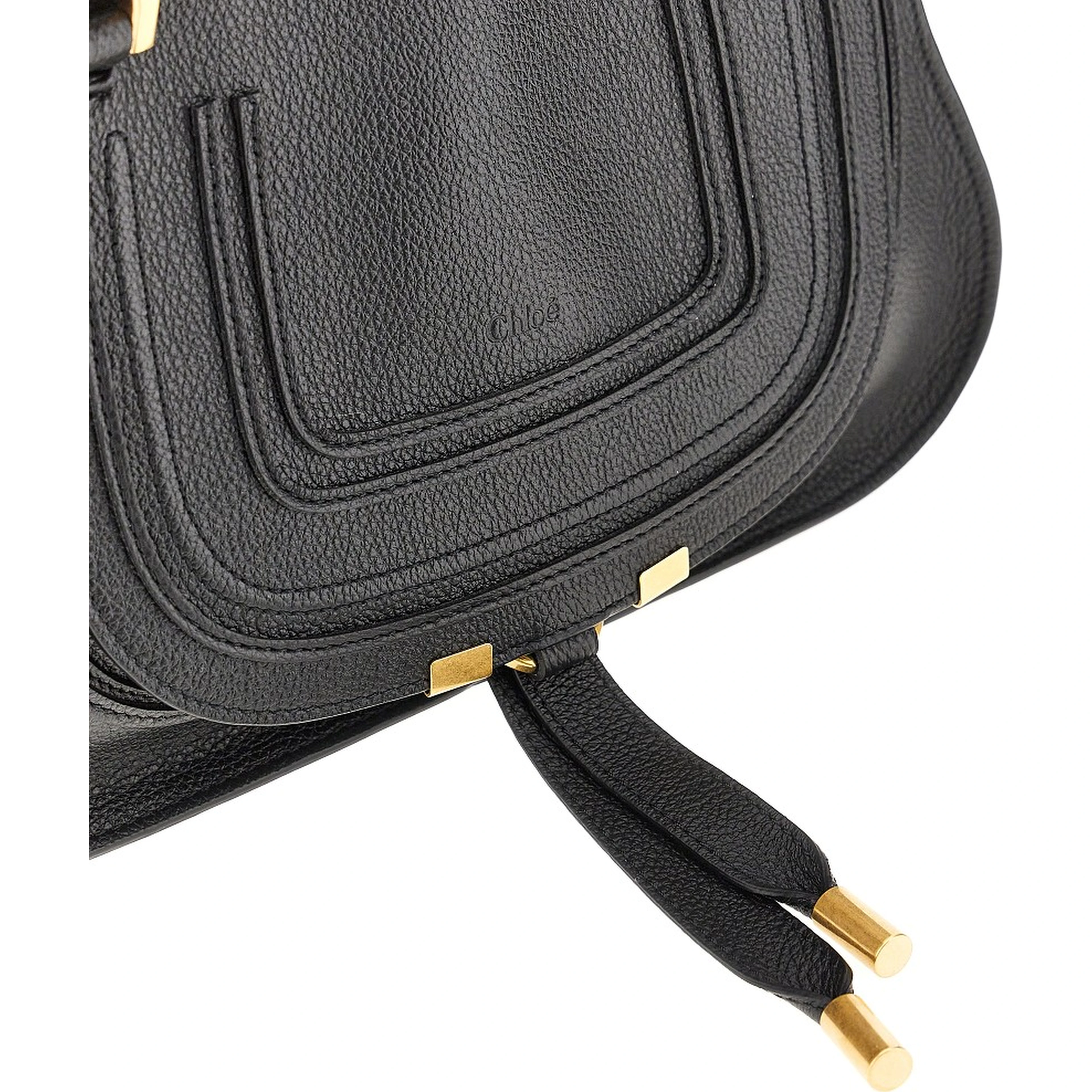 Grained leather small 'Marcie' bag