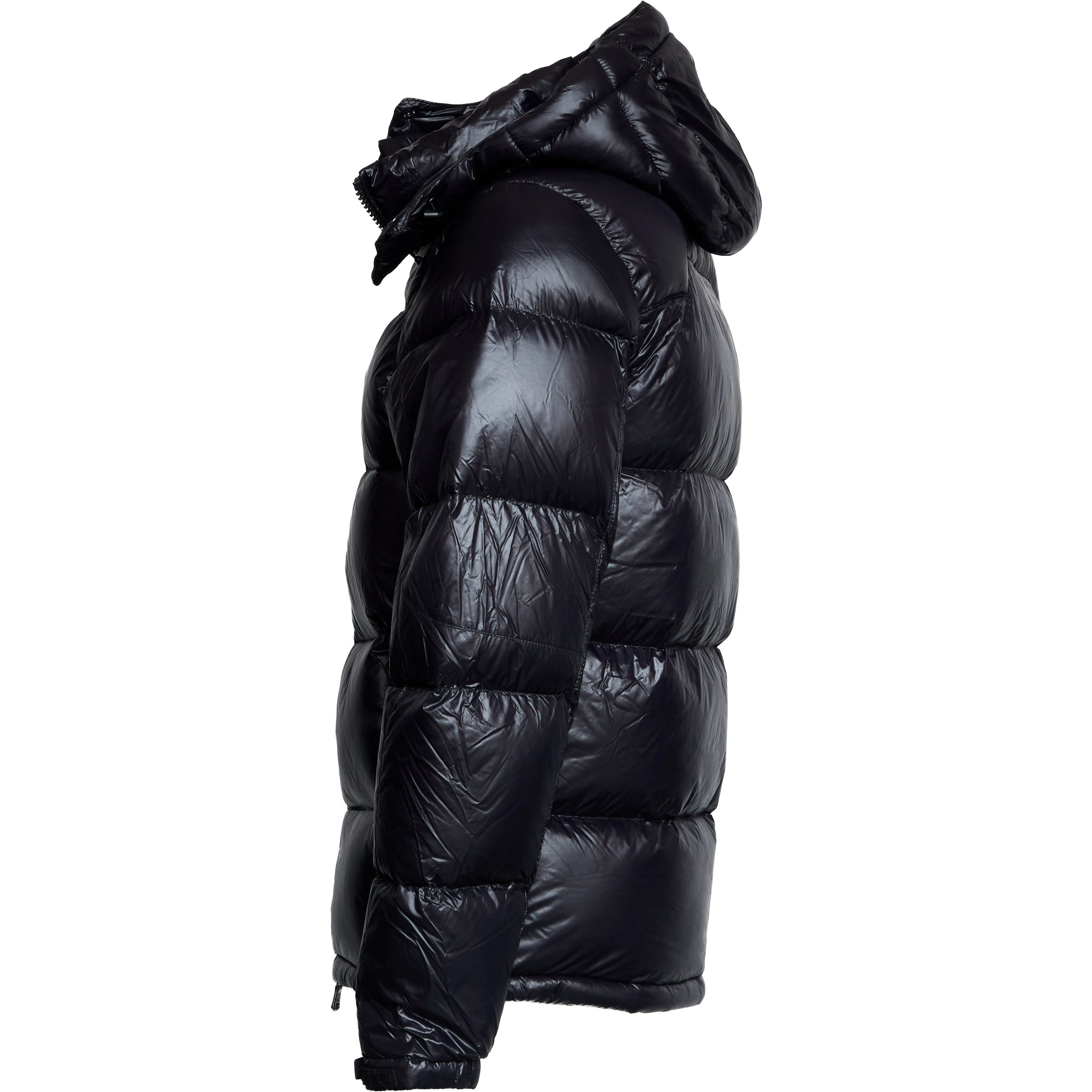 Glossy Insulated Bomber Jacket