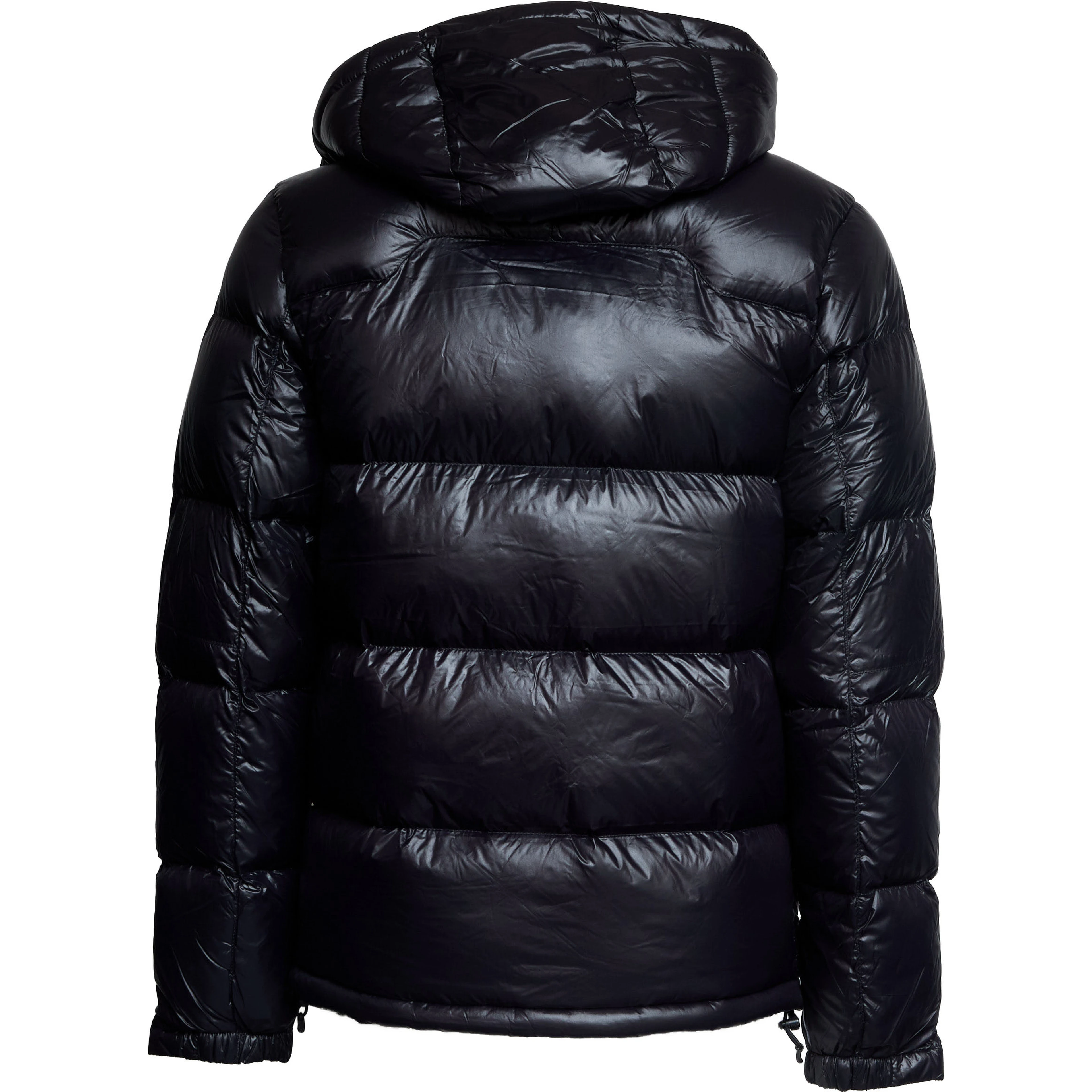 Glossy Insulated Bomber Jacket