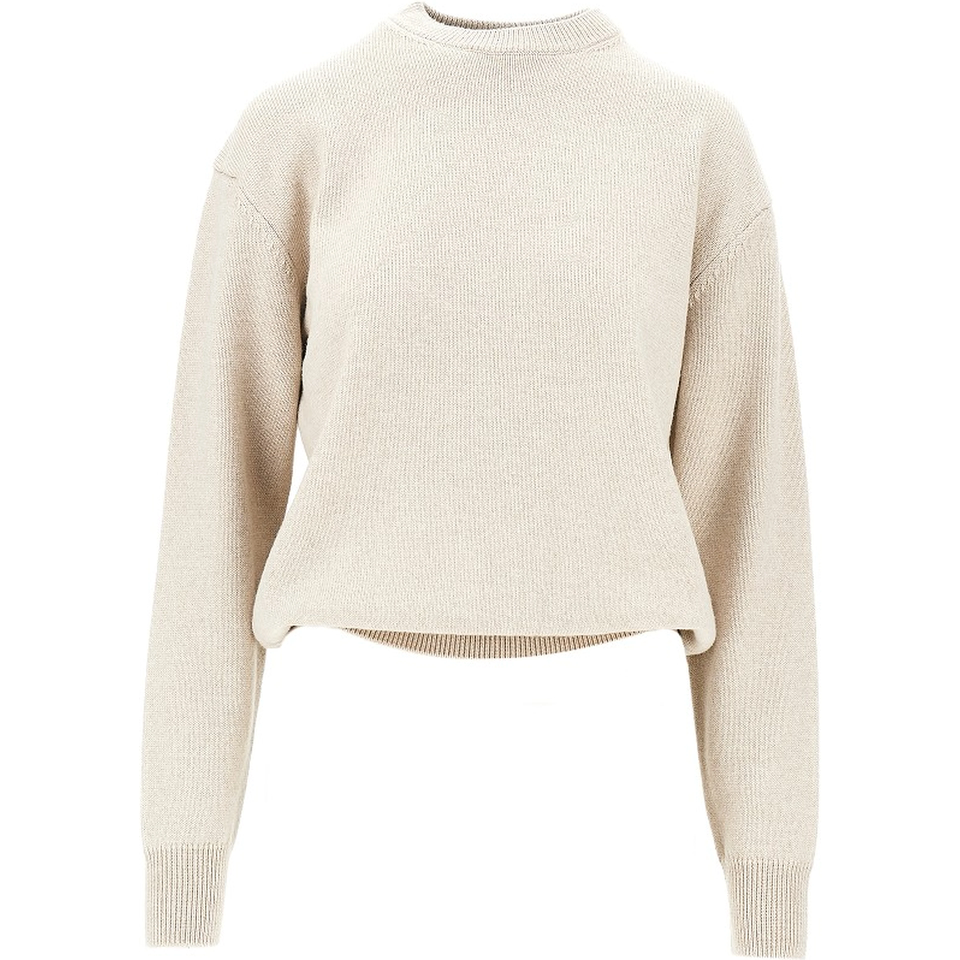 Logo intarsia merino wool sweater