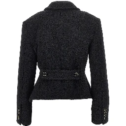 Bouclé wool Slim Fit jacket