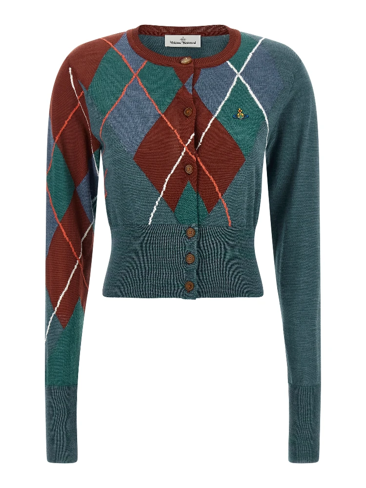 Multicolor Wool Cardigan