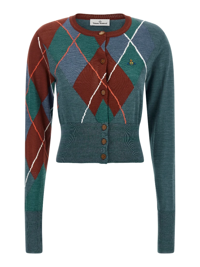 Multicolor Wool Cardigan