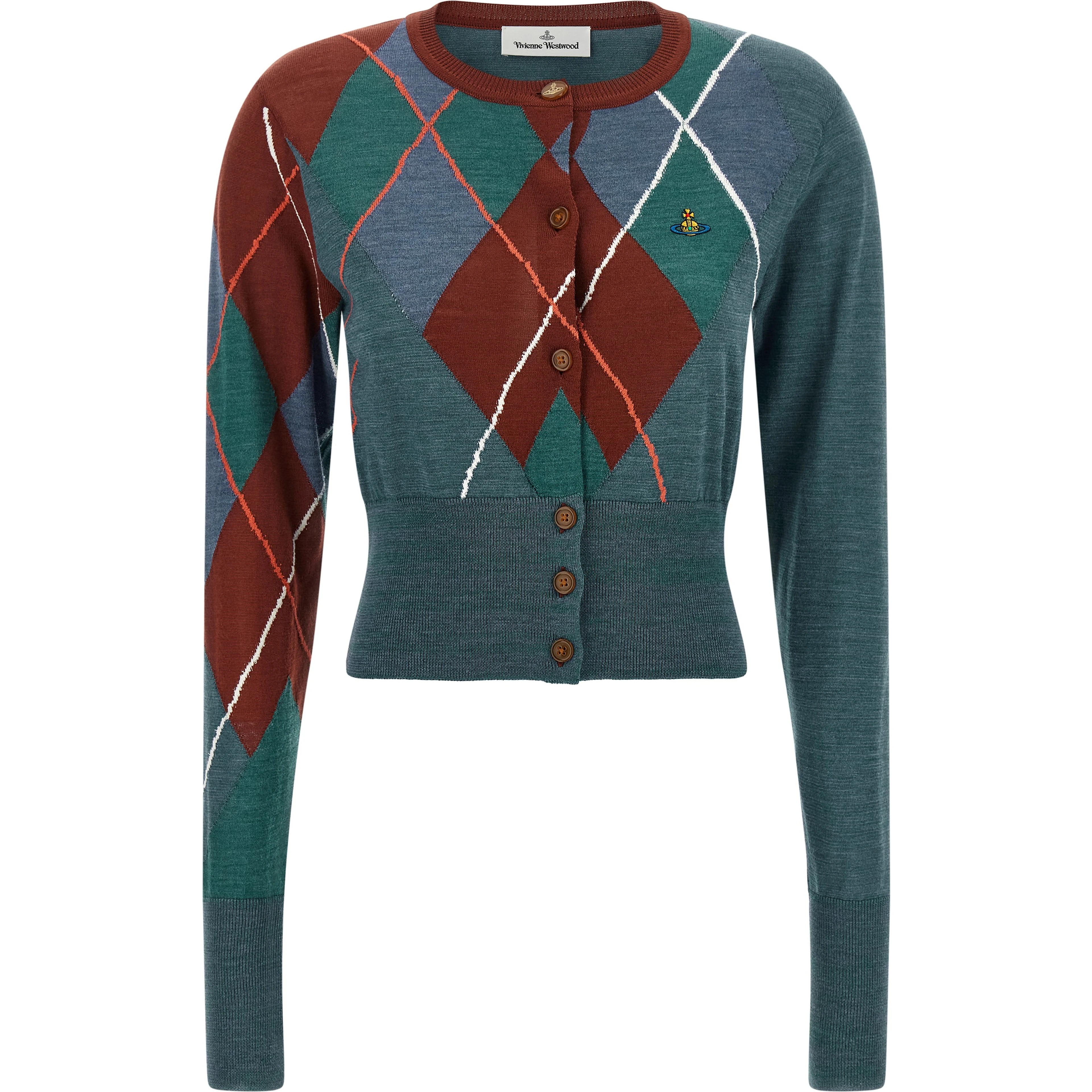 Multicolor Wool Cardigan
