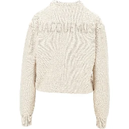 Logo intarsia merino wool sweater
