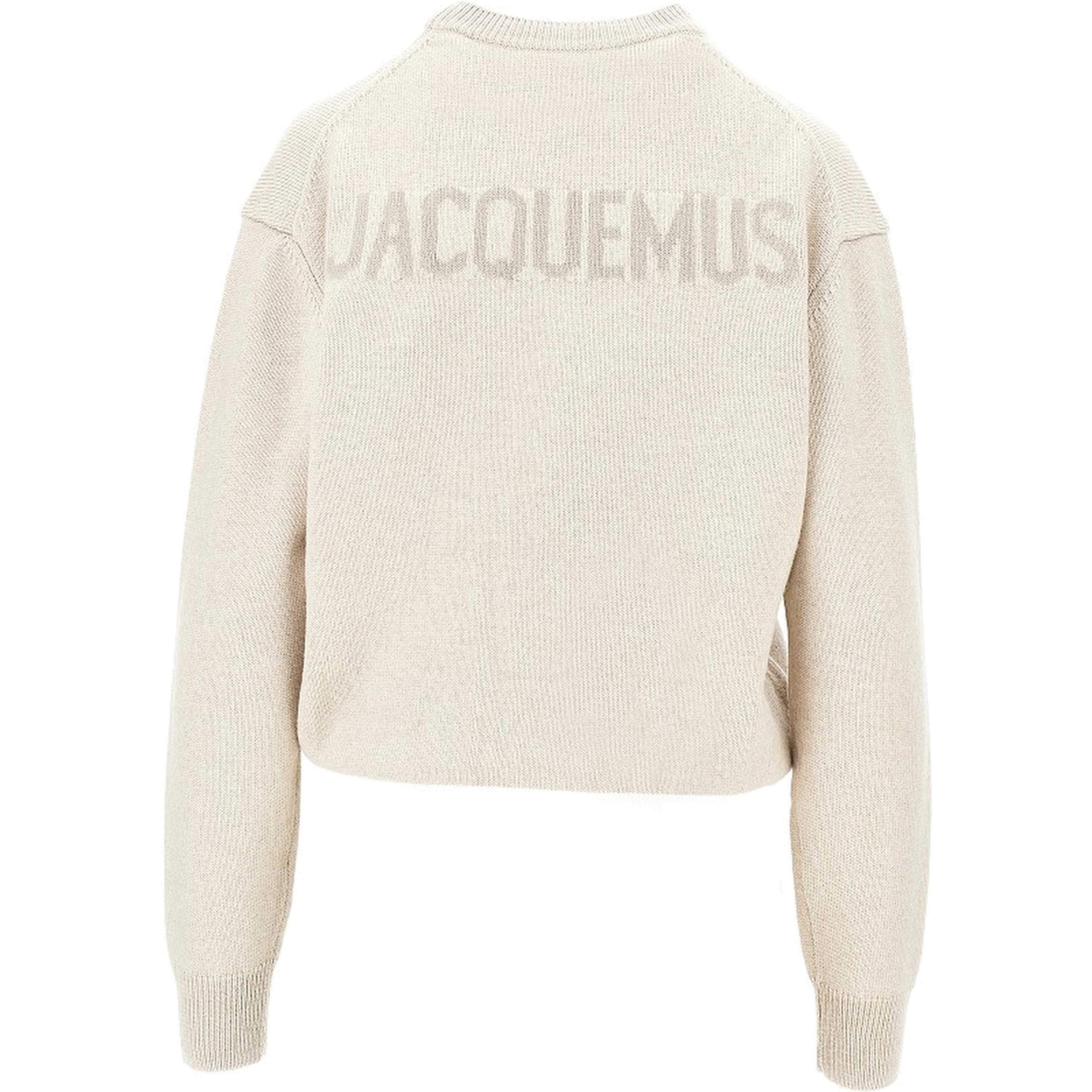 Logo intarsia merino wool sweater