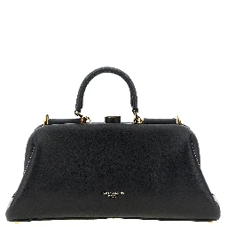 Black Lamb Leather Handbag