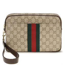Beige Fabric Shoulder Bag