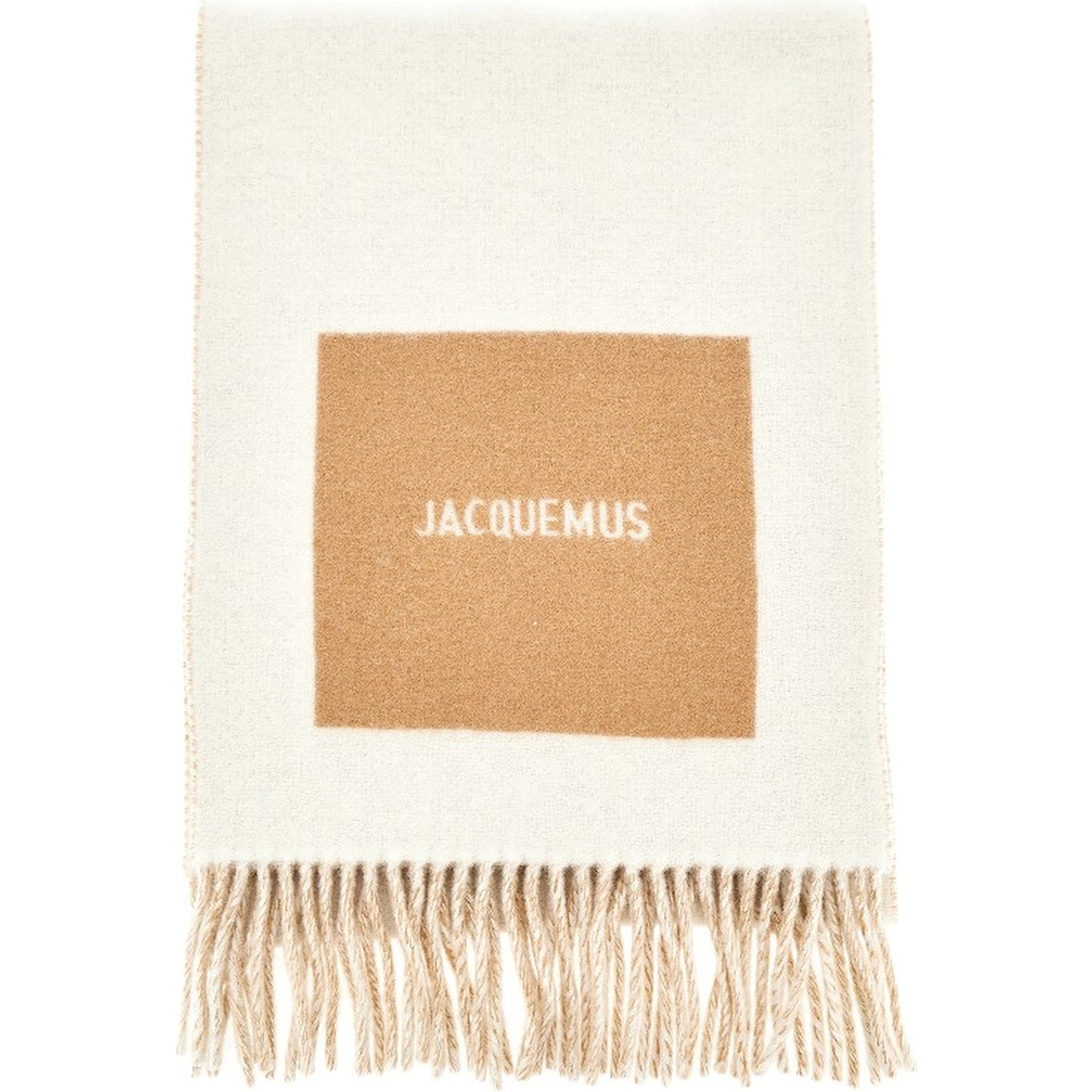 'Rond Carré' wool scarf