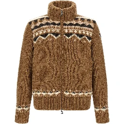 Brown Virgin Wool Cardigan
