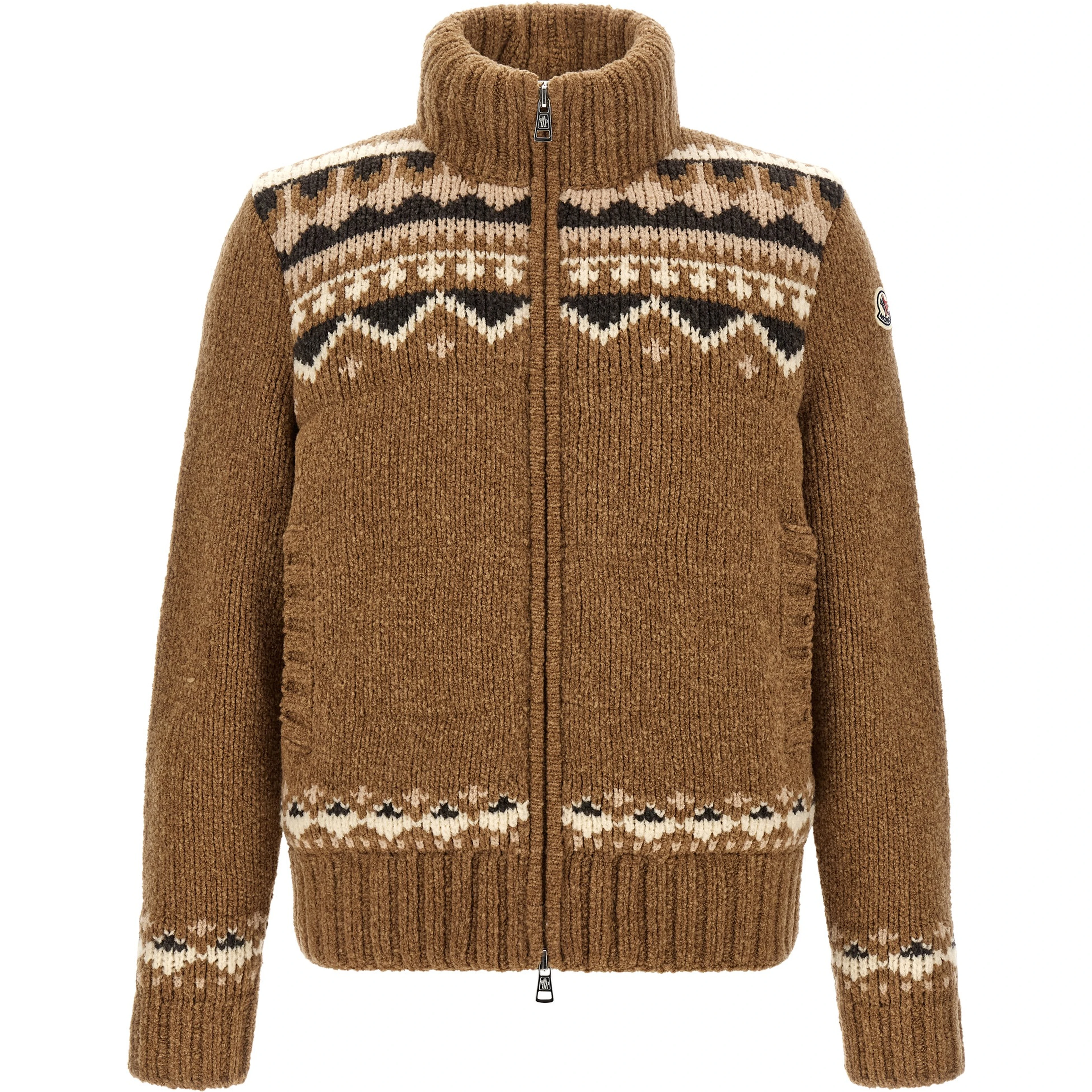 Brown Virgin Wool Cardigan