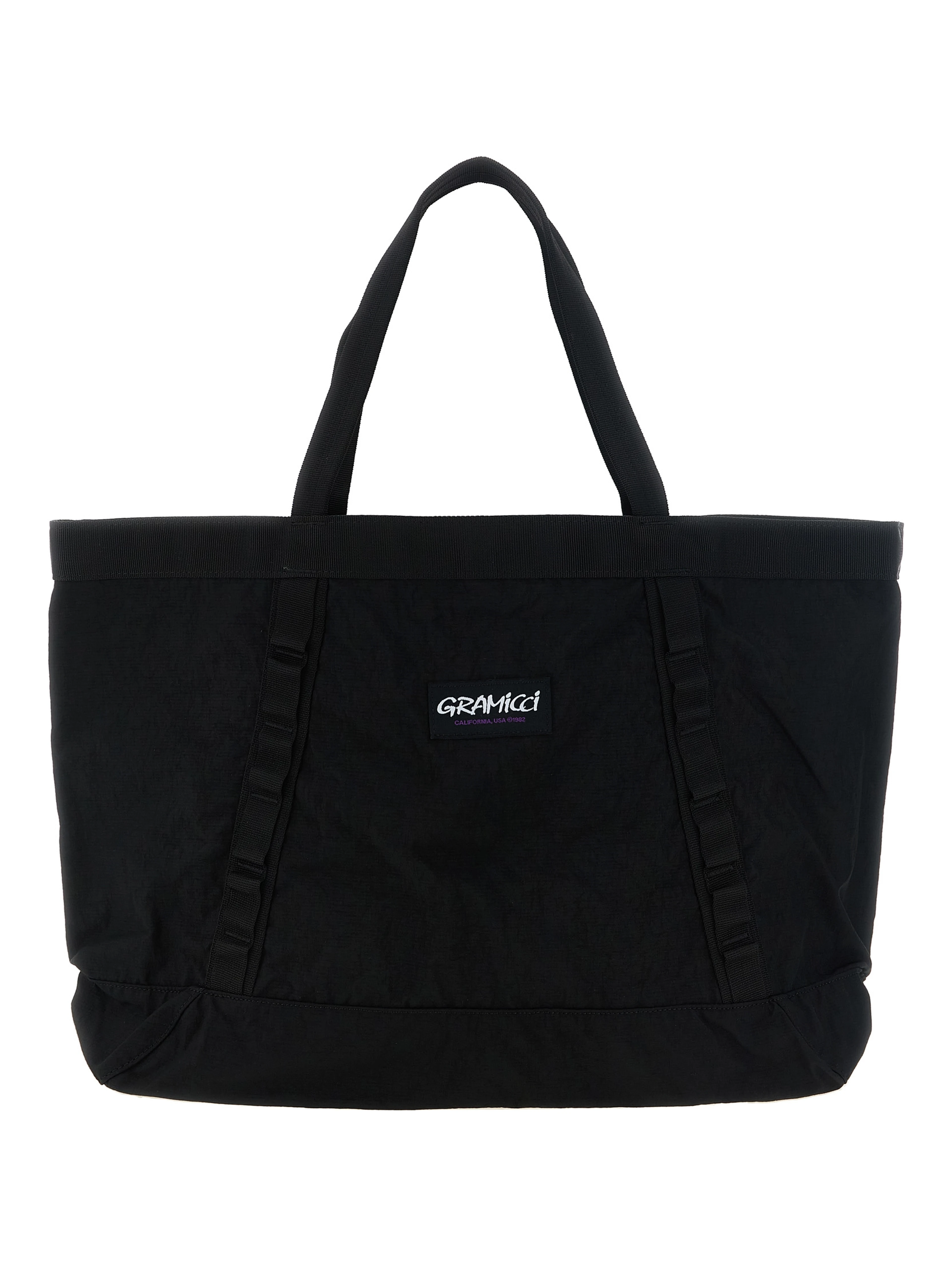 Black Nylon Tote Bag