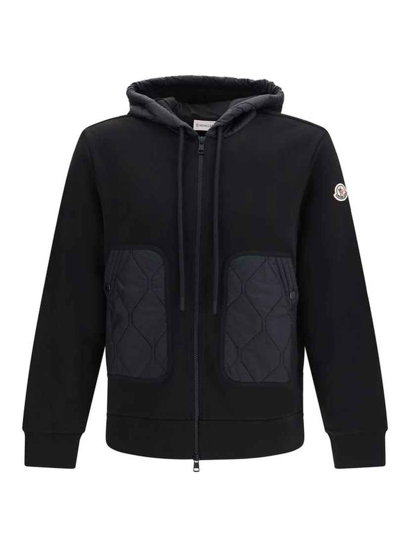 Black Cotton Sweatshirt