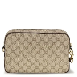 Beige Fabric Shoulder Bag