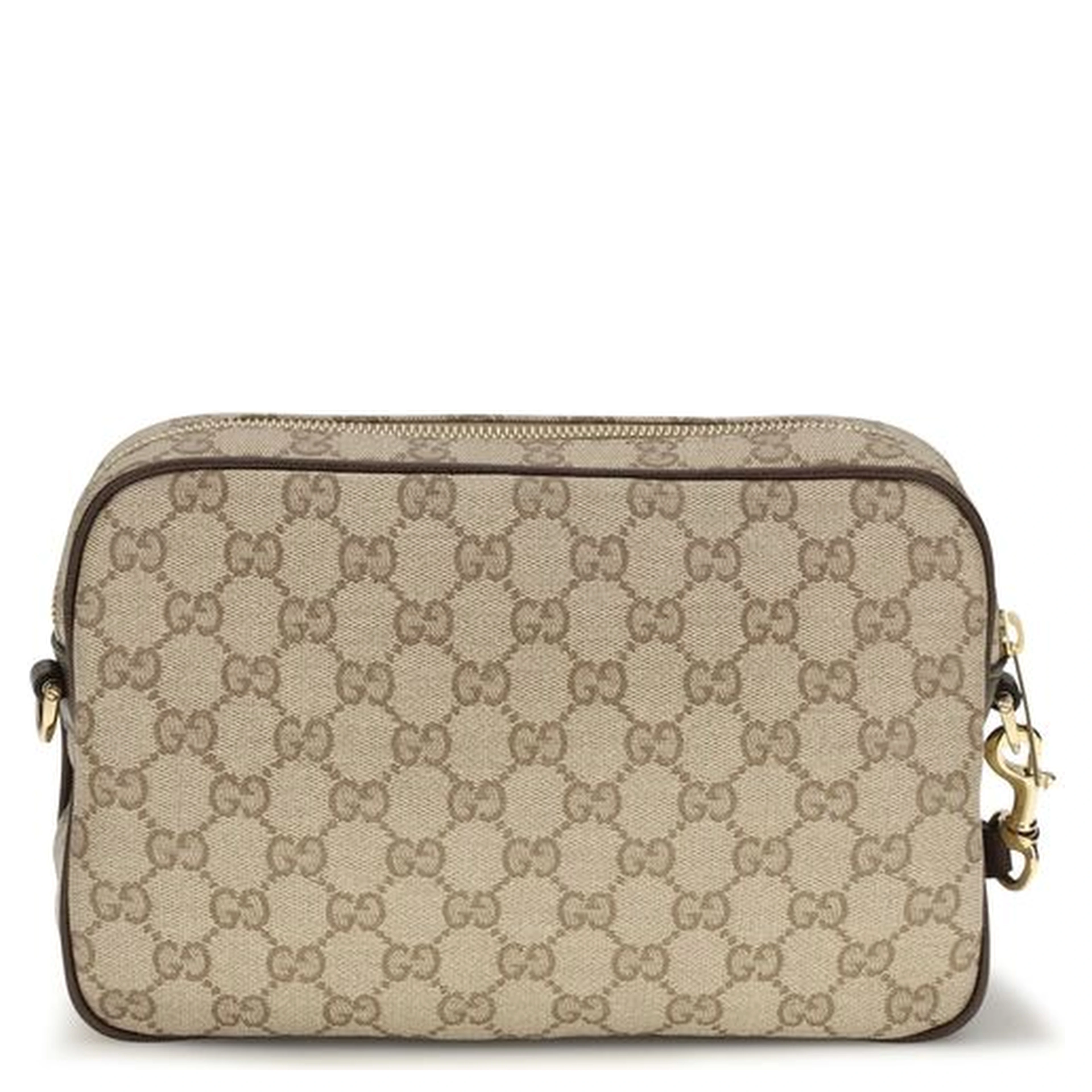 Beige Fabric Shoulder Bag