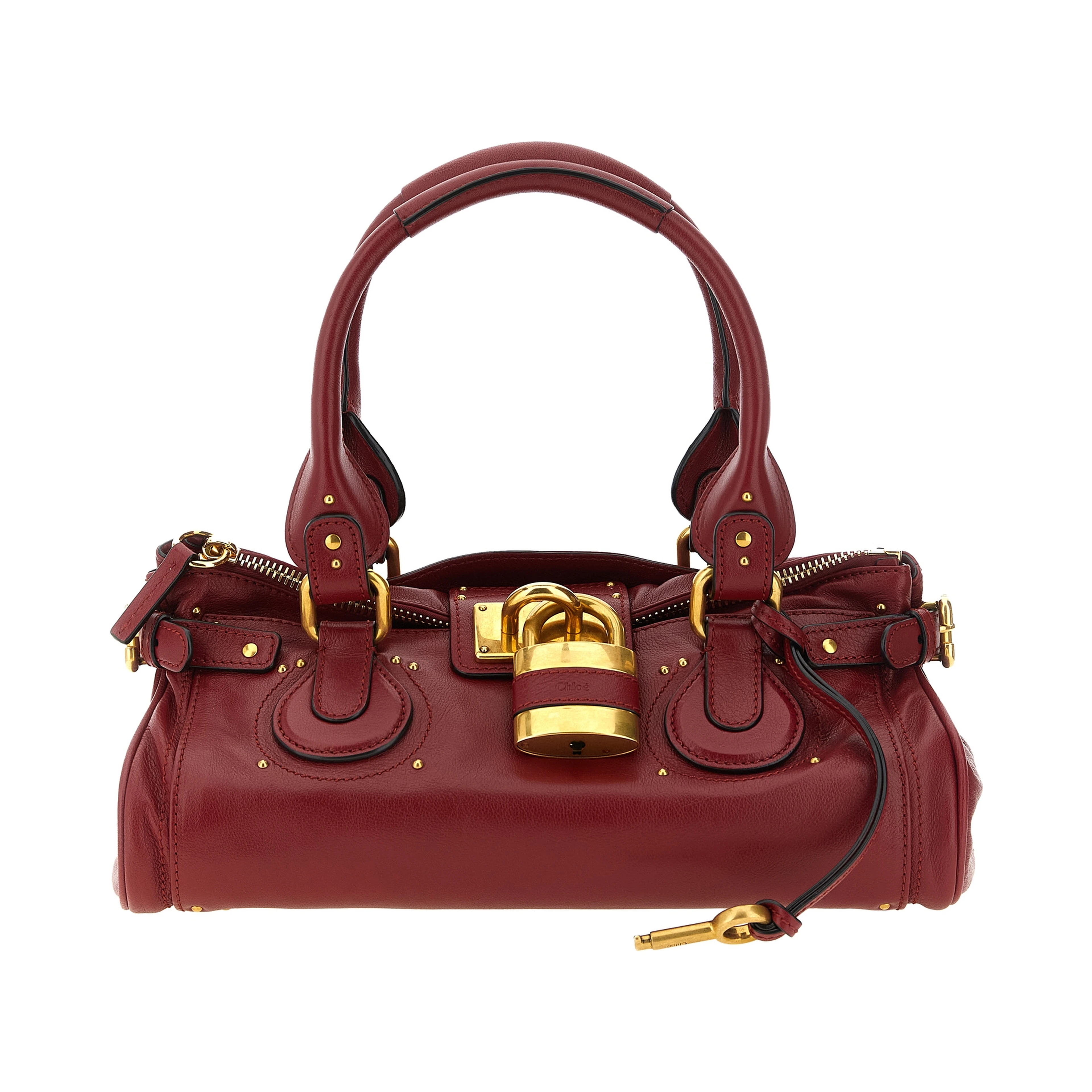Bordeaux Buffalo Leather Shoulder Bag