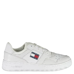White Polyester Women's Sneaker