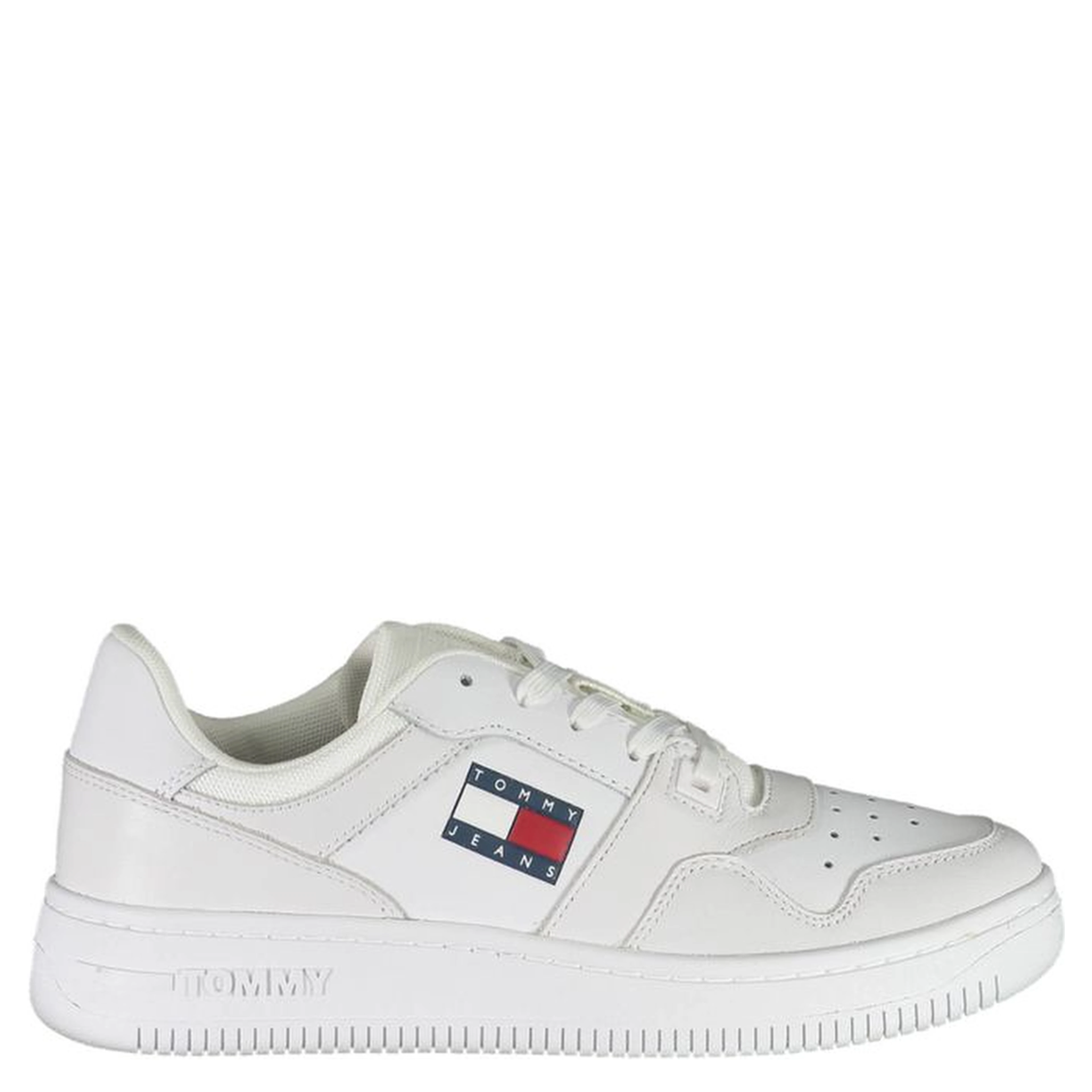 White Polyester Women's Sneaker