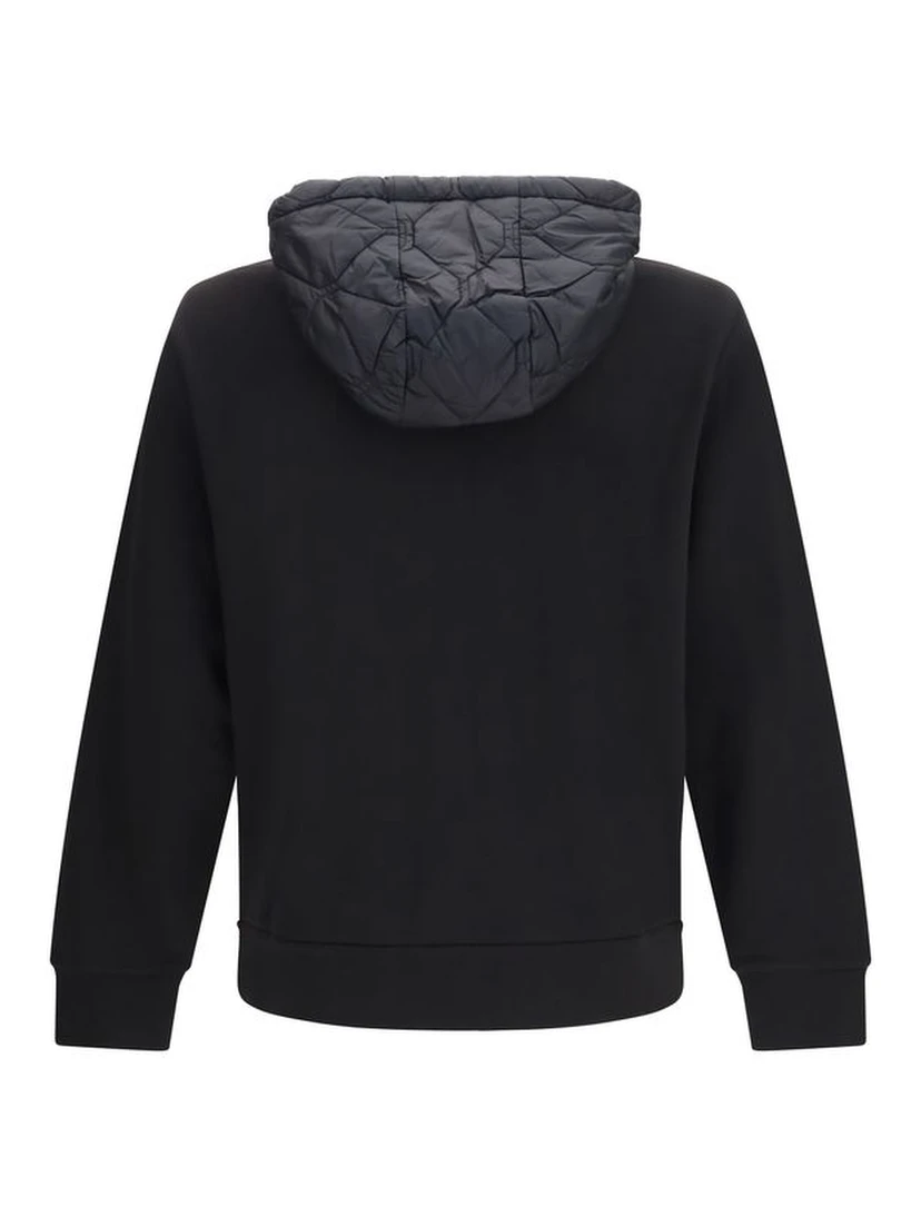 Black Cotton Sweatshirt