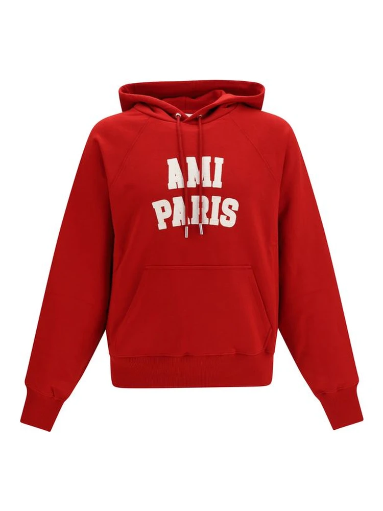 Red Cotton Sweatshirt