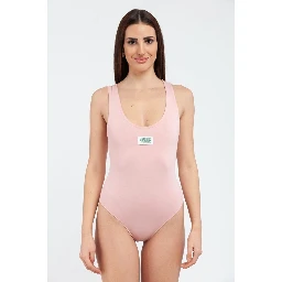Multicolor Cotton One-Piece Swimsuit