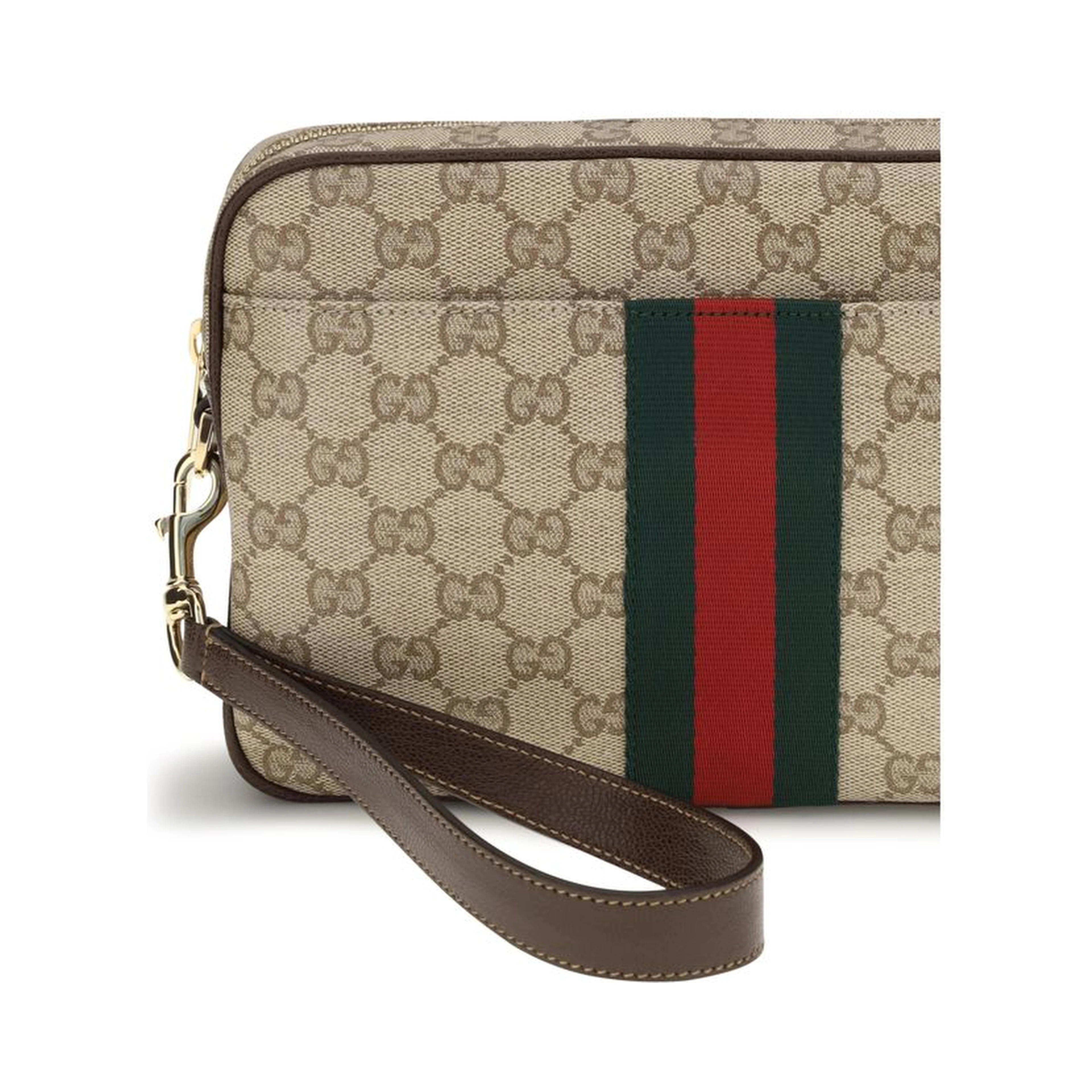 Beige Fabric Shoulder Bag