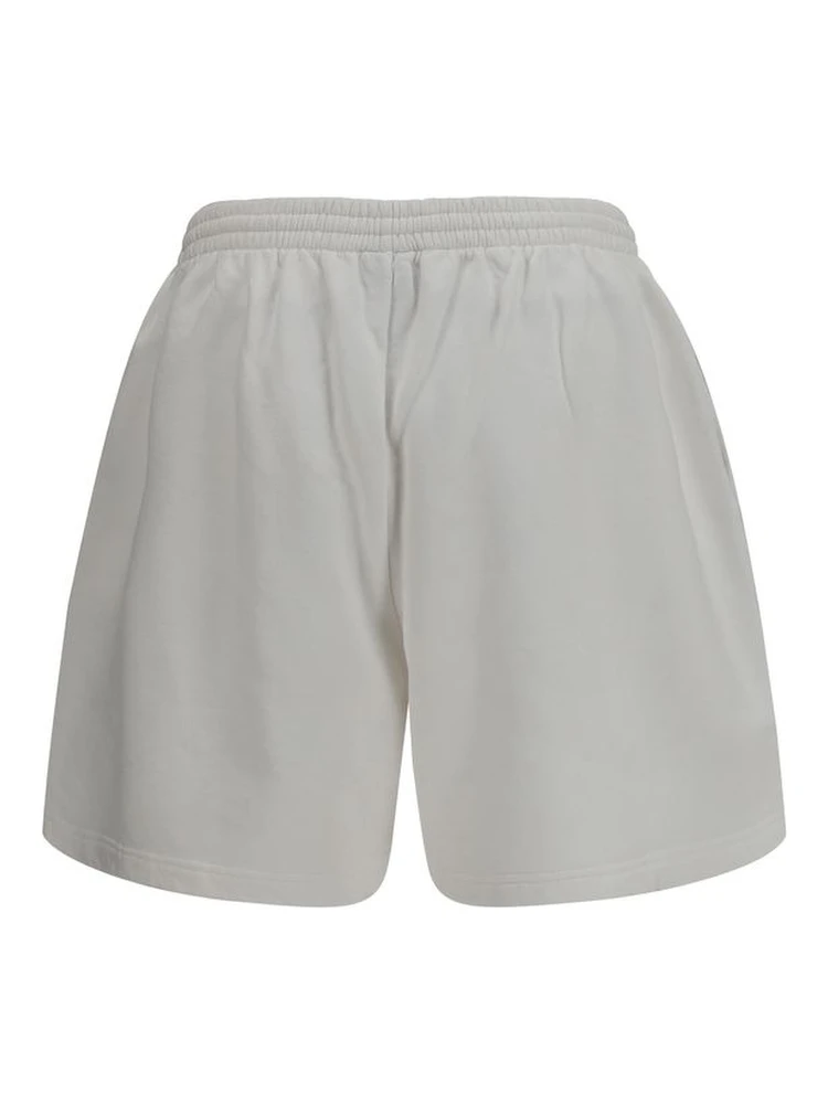 White Cotton Bermuda Shorts alternative