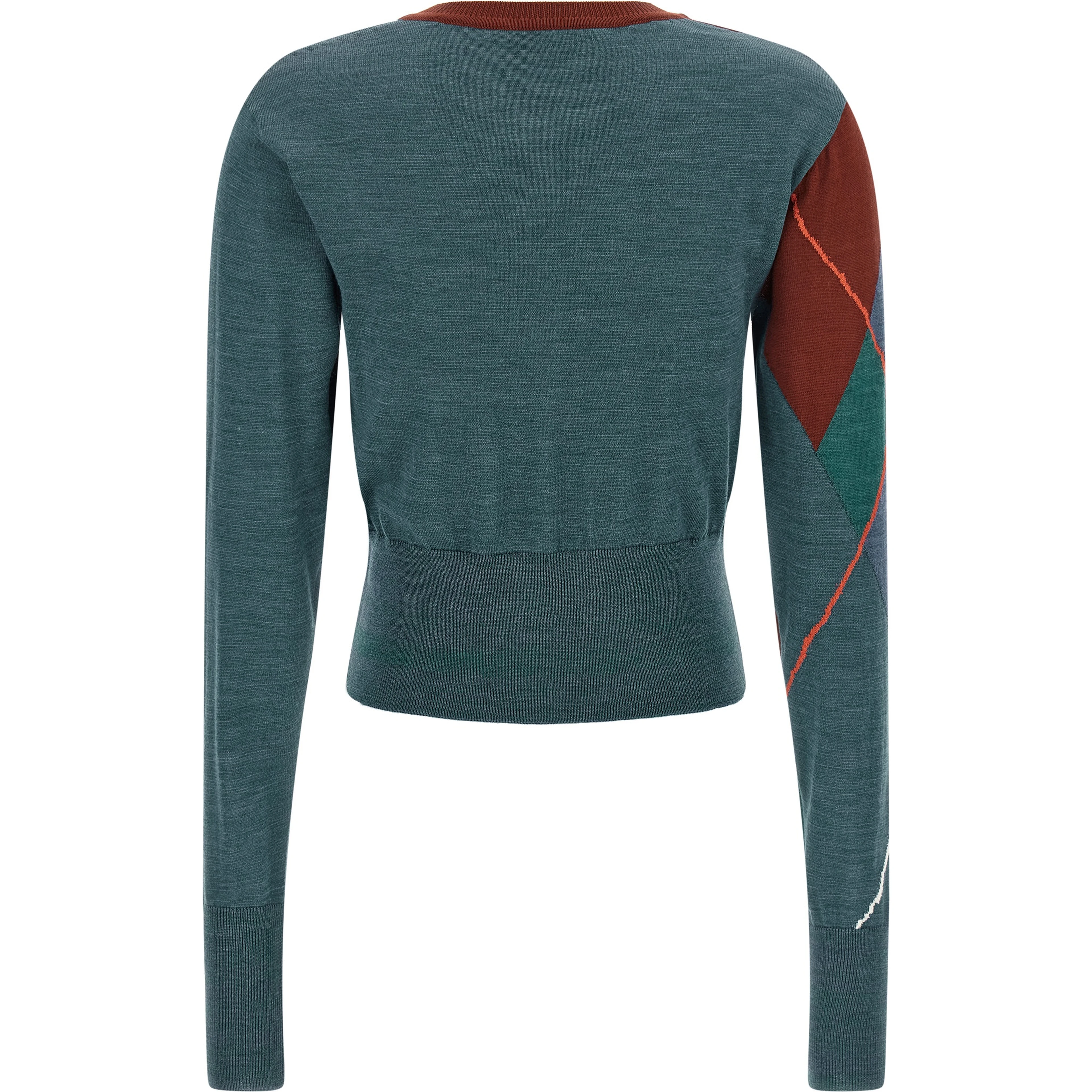 Multicolor Wool Cardigan