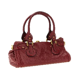 Bordeaux Buffalo Leather Shoulder Bag