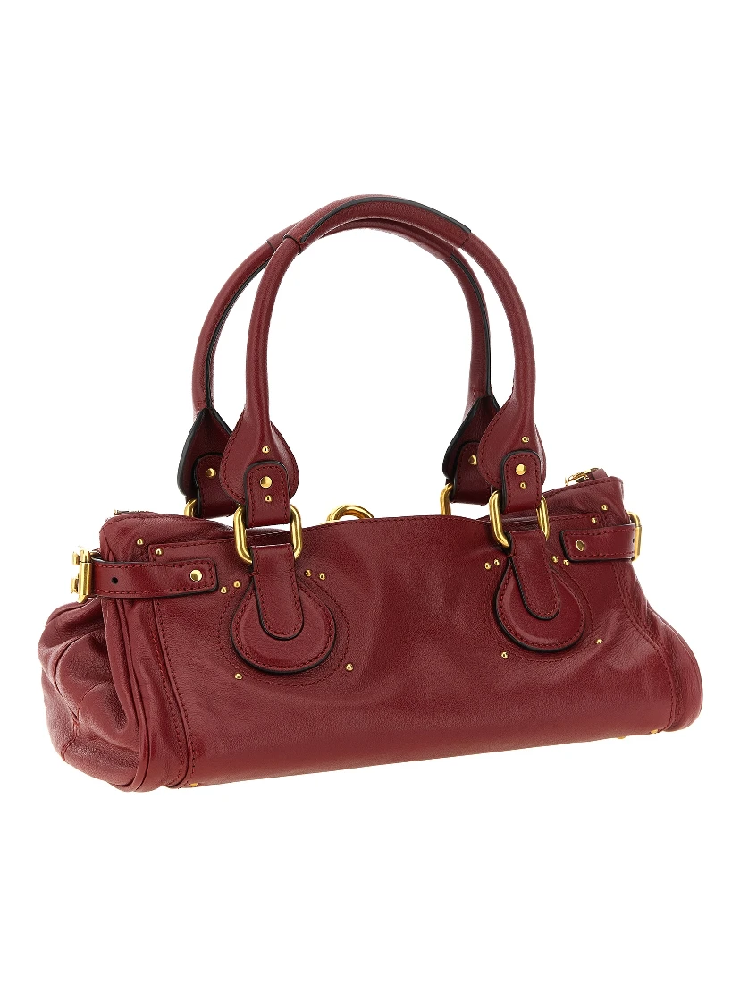 Bordeaux Buffalo Leather Shoulder Bag