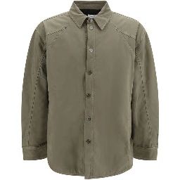 Bicolor Cotton Shell Jacket