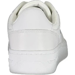 White Polyester Women's Sneaker