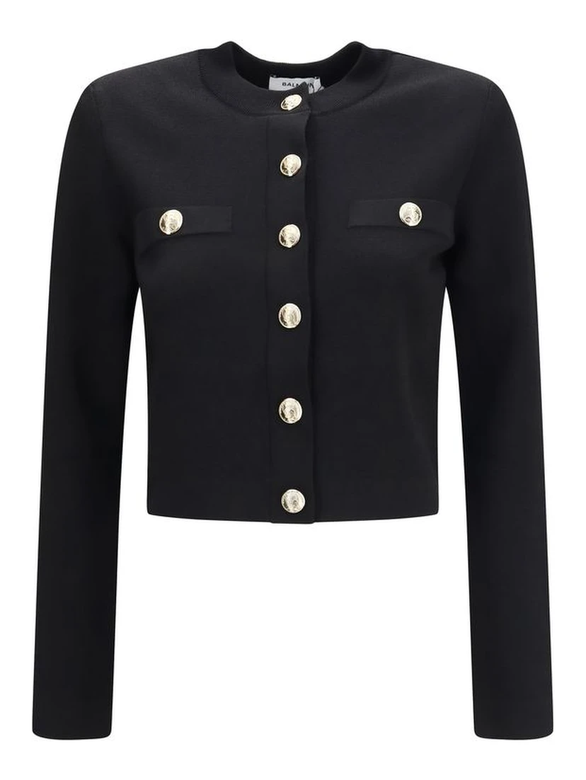Black Viscose Cardigan