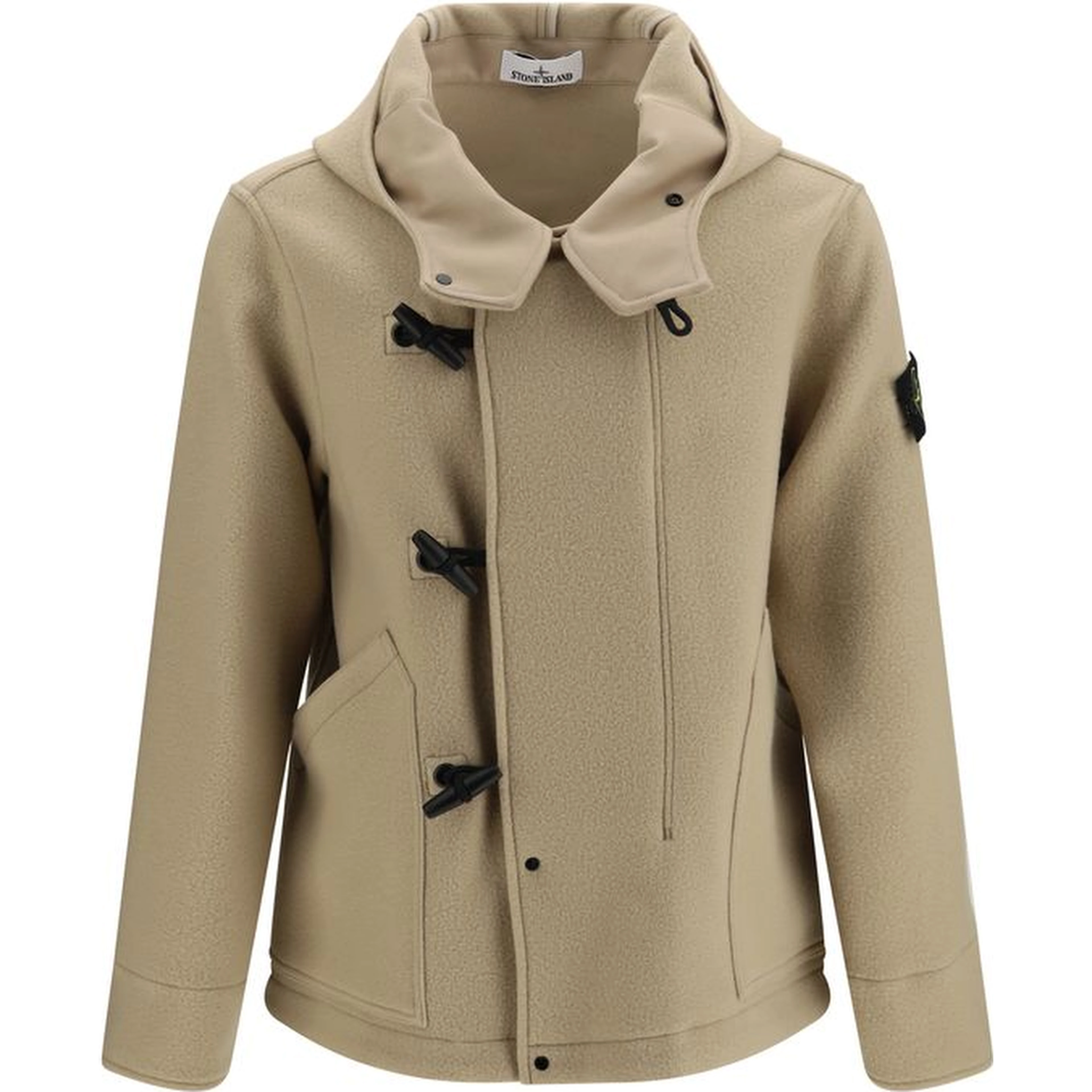 Beige Wool Oves Aries Full-Length Jacket