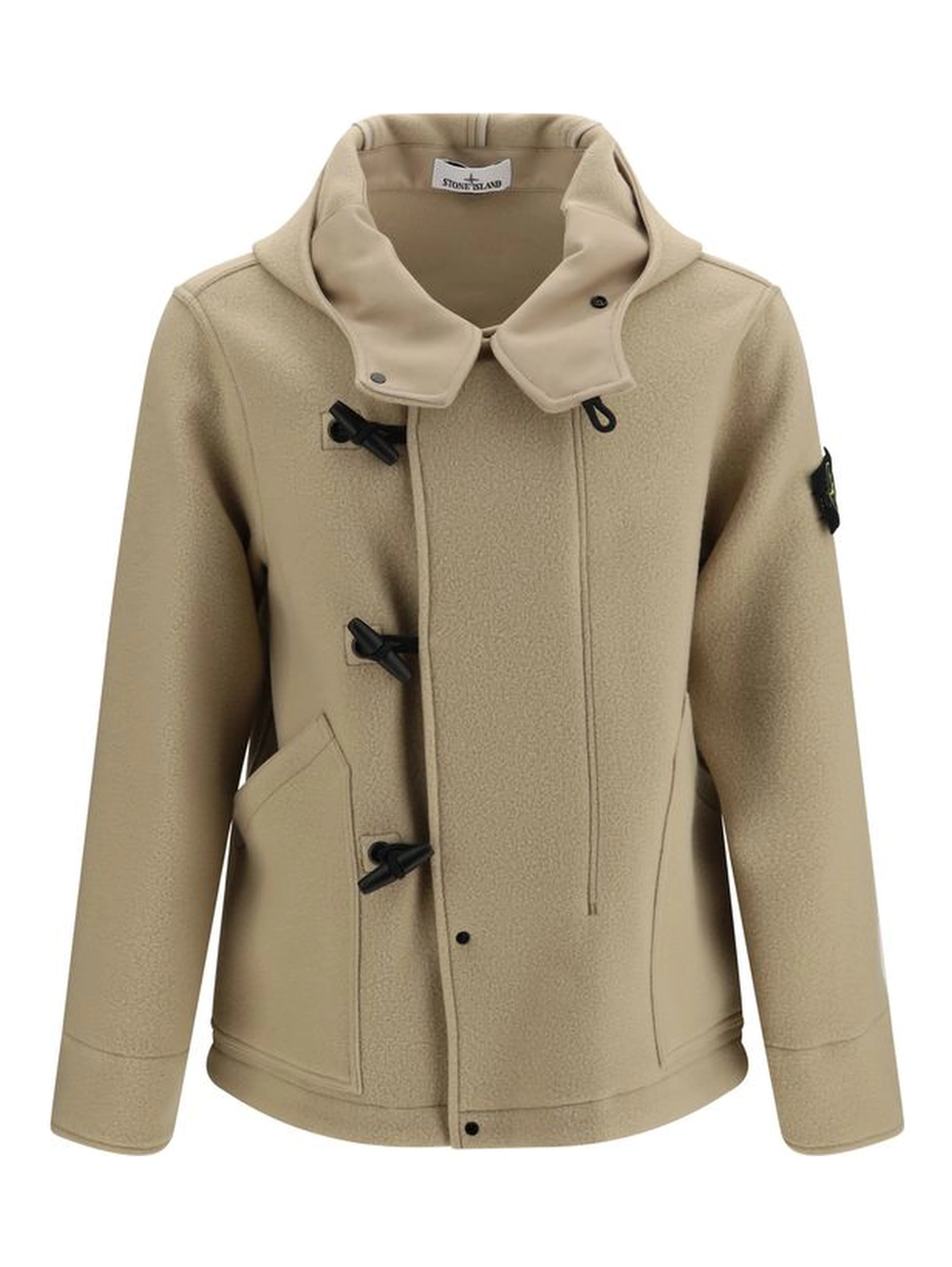 Beige Wool Oves Aries Full-Length Jacket