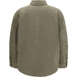 Bicolor Cotton Shell Jacket