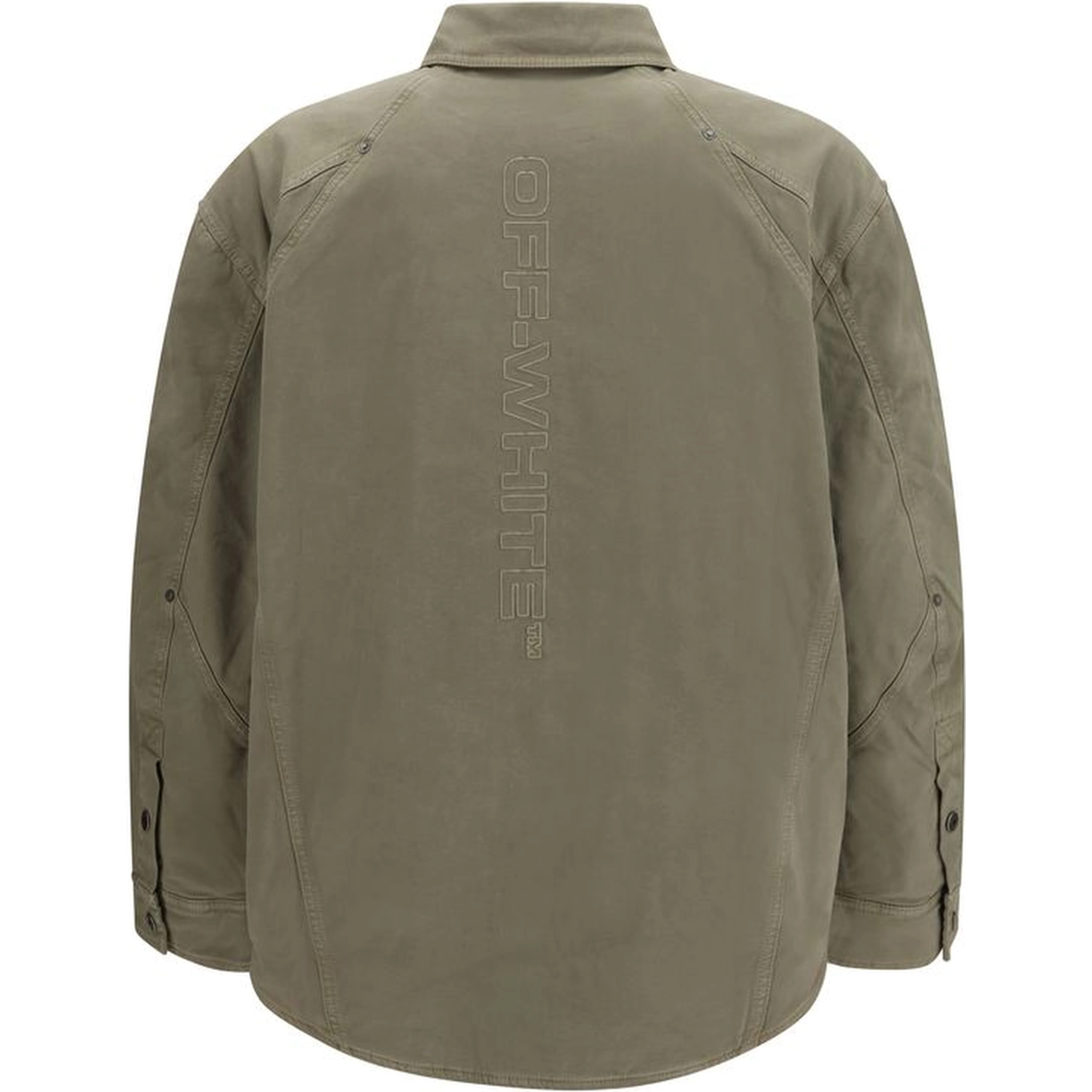 Bicolor Cotton Shell Jacket