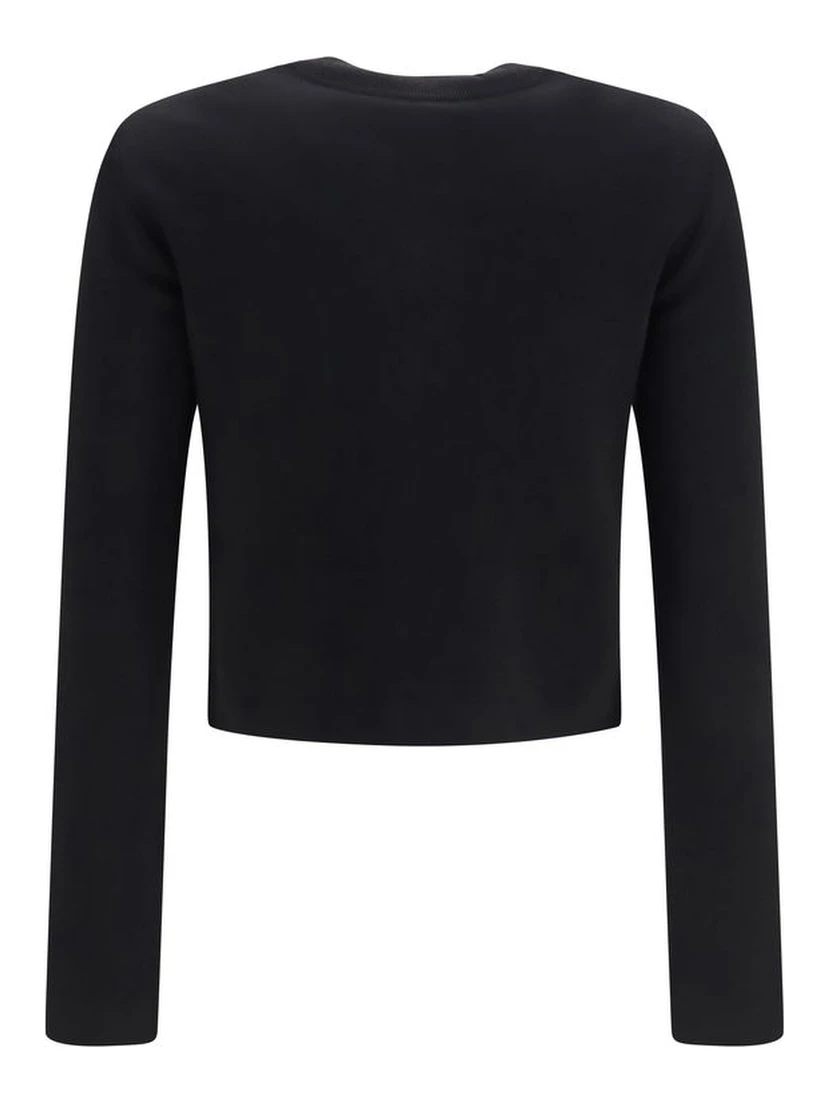 Black Viscose Cardigan