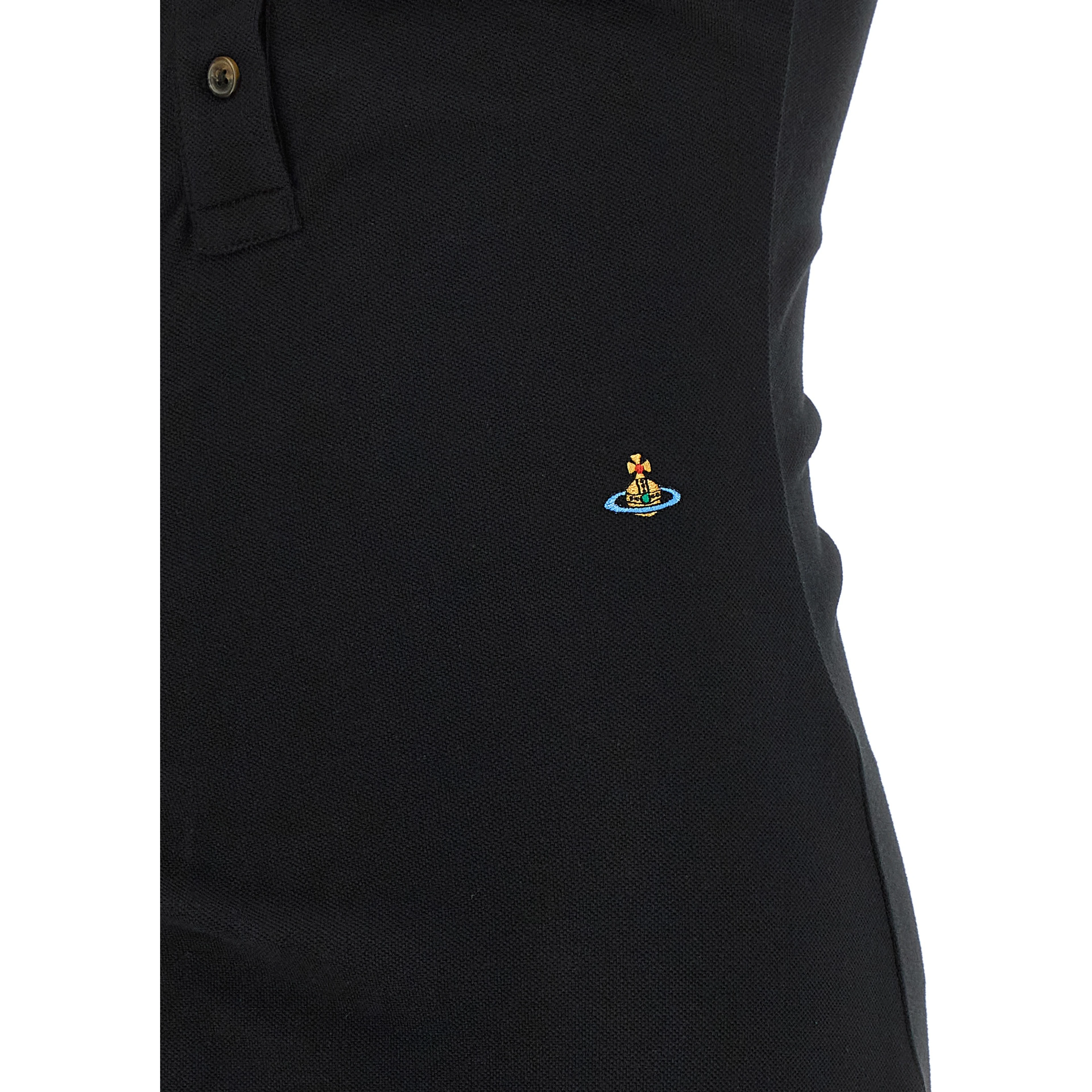 Black Cotton Midi Dress