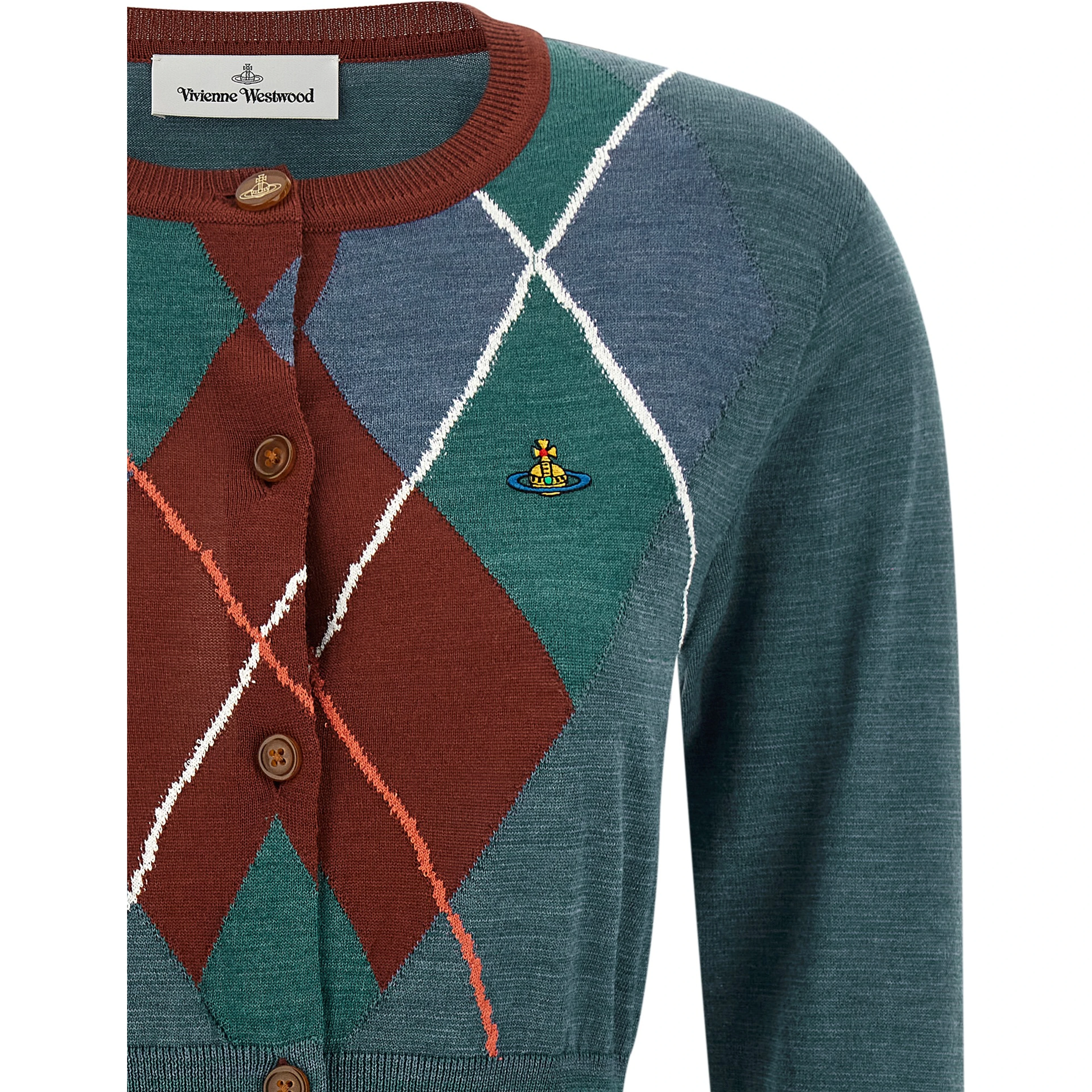 Multicolor Wool Cardigan
