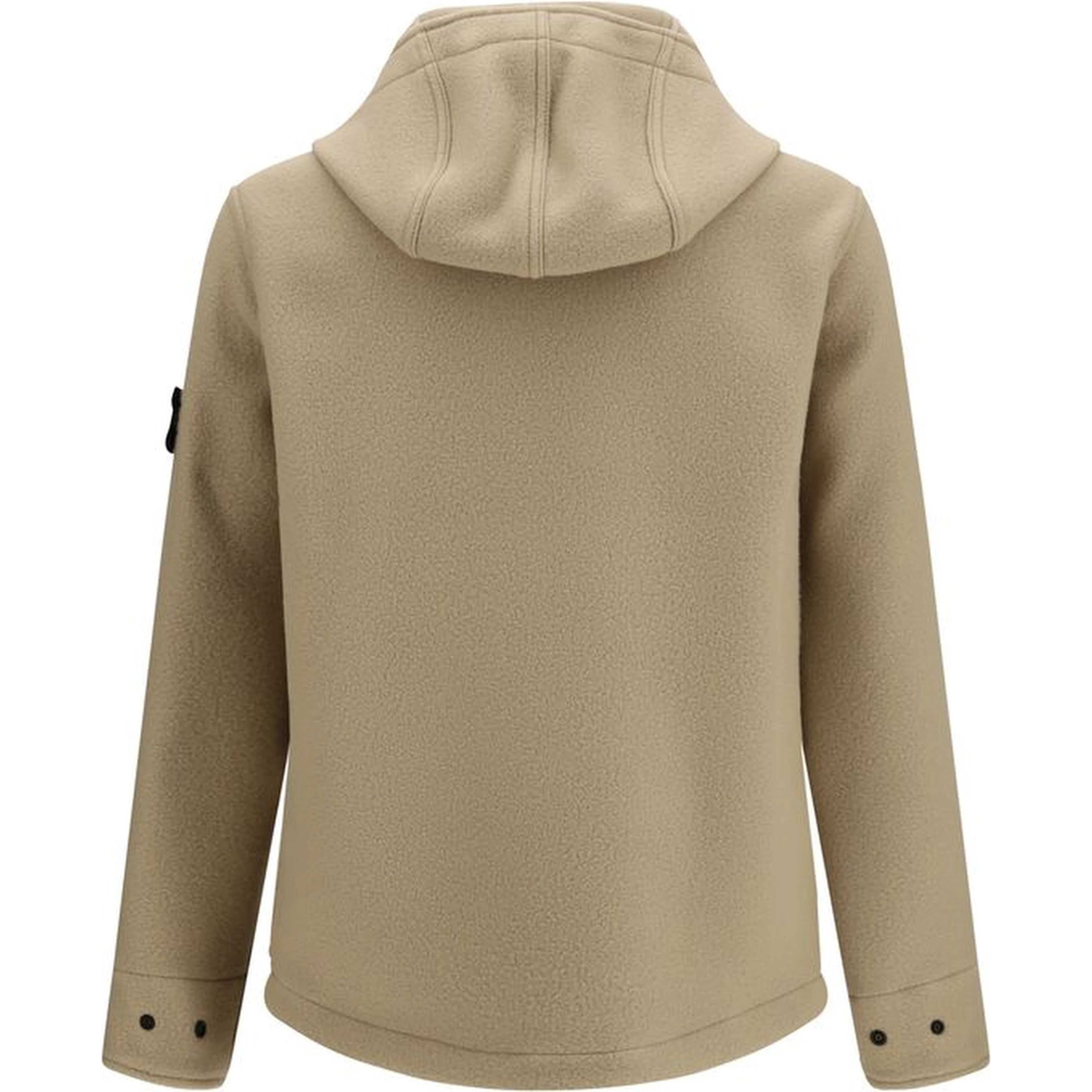 Beige Wool Oves Aries Full-Length Jacket