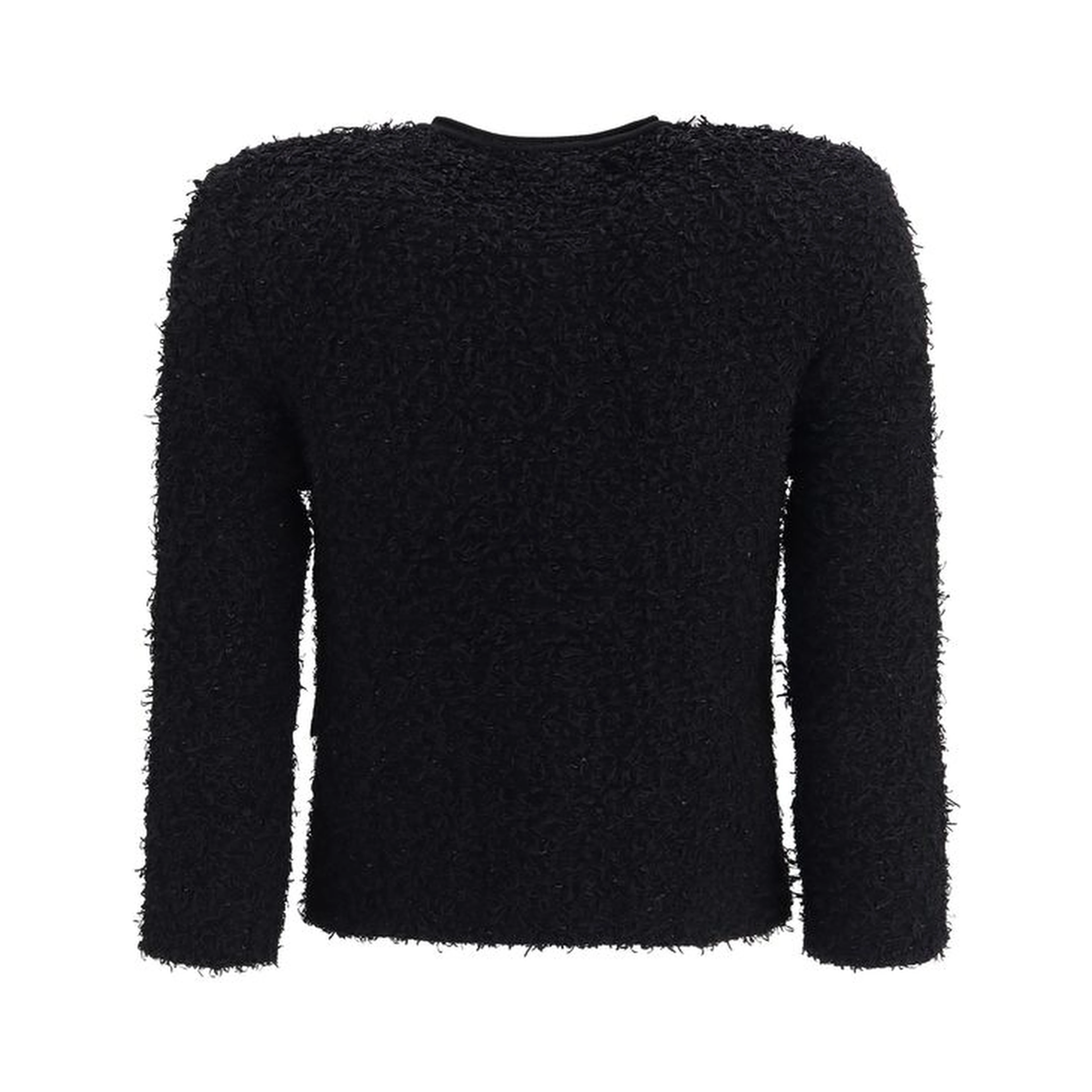 Black Viscose Shell Jacket