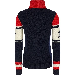 Multicolor Merino Wool Cardigan