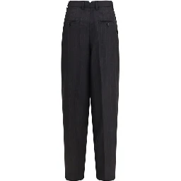 Black Wool Oves Aries Dress Pants