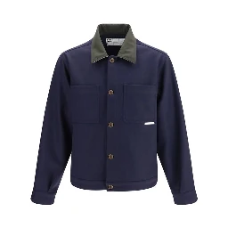 Blue Wool Oves Aries Jacket