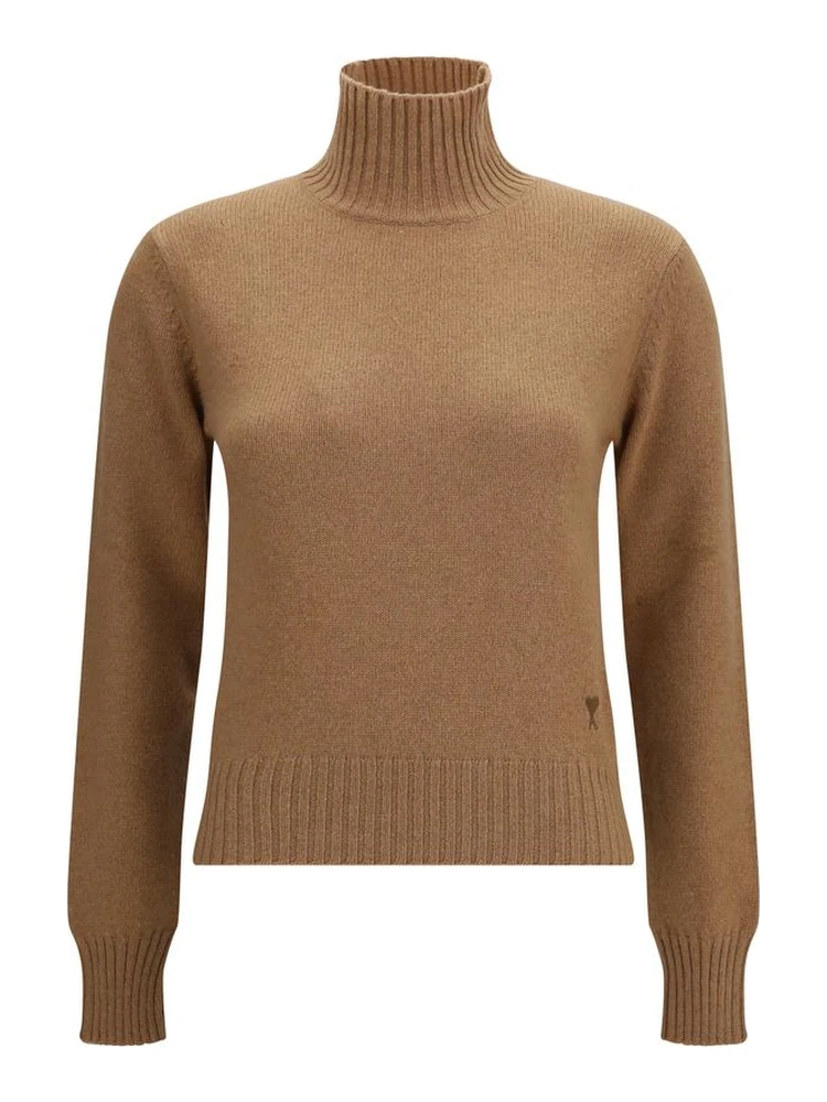 Brown Cashmere Turtleneck