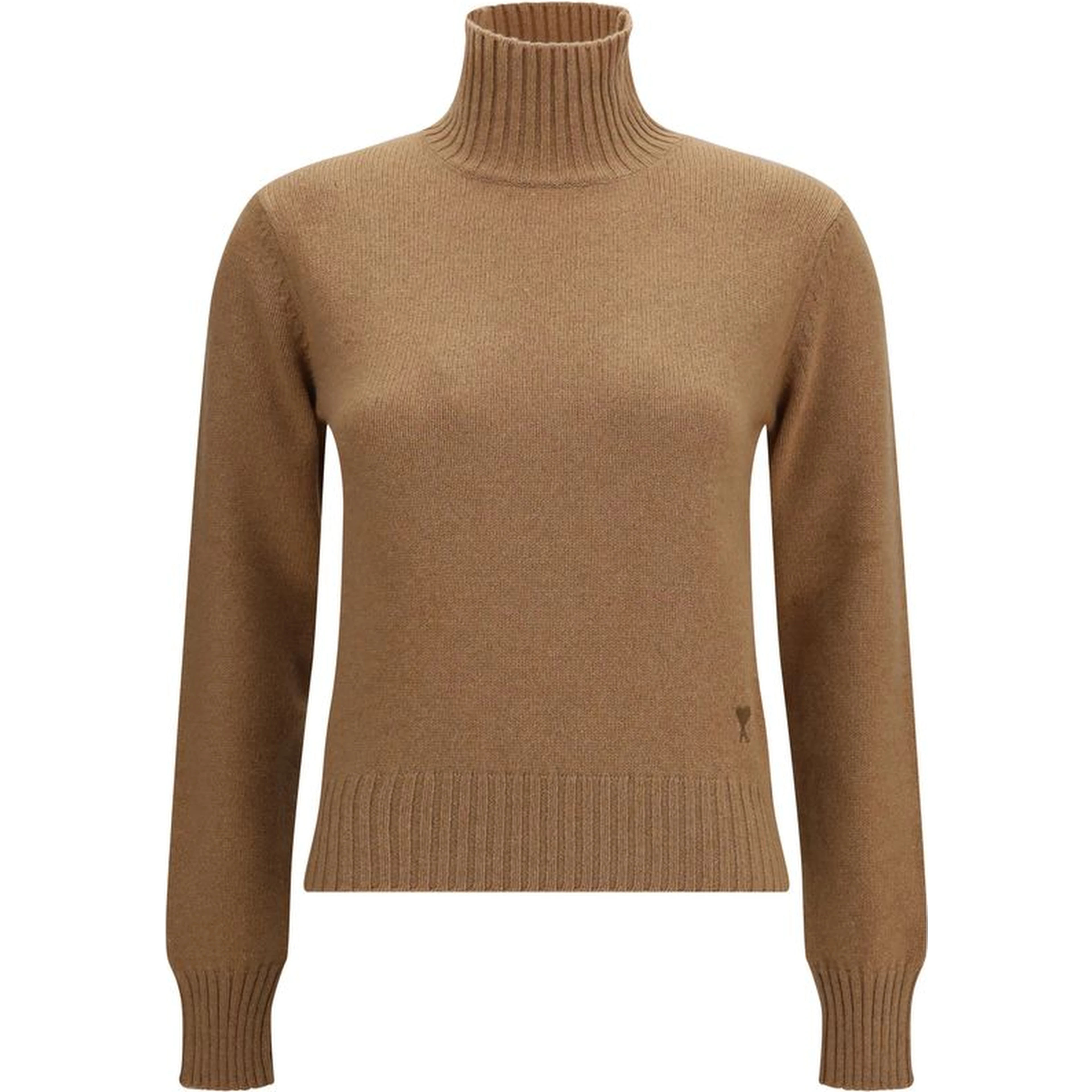 Brown Cashmere Turtleneck