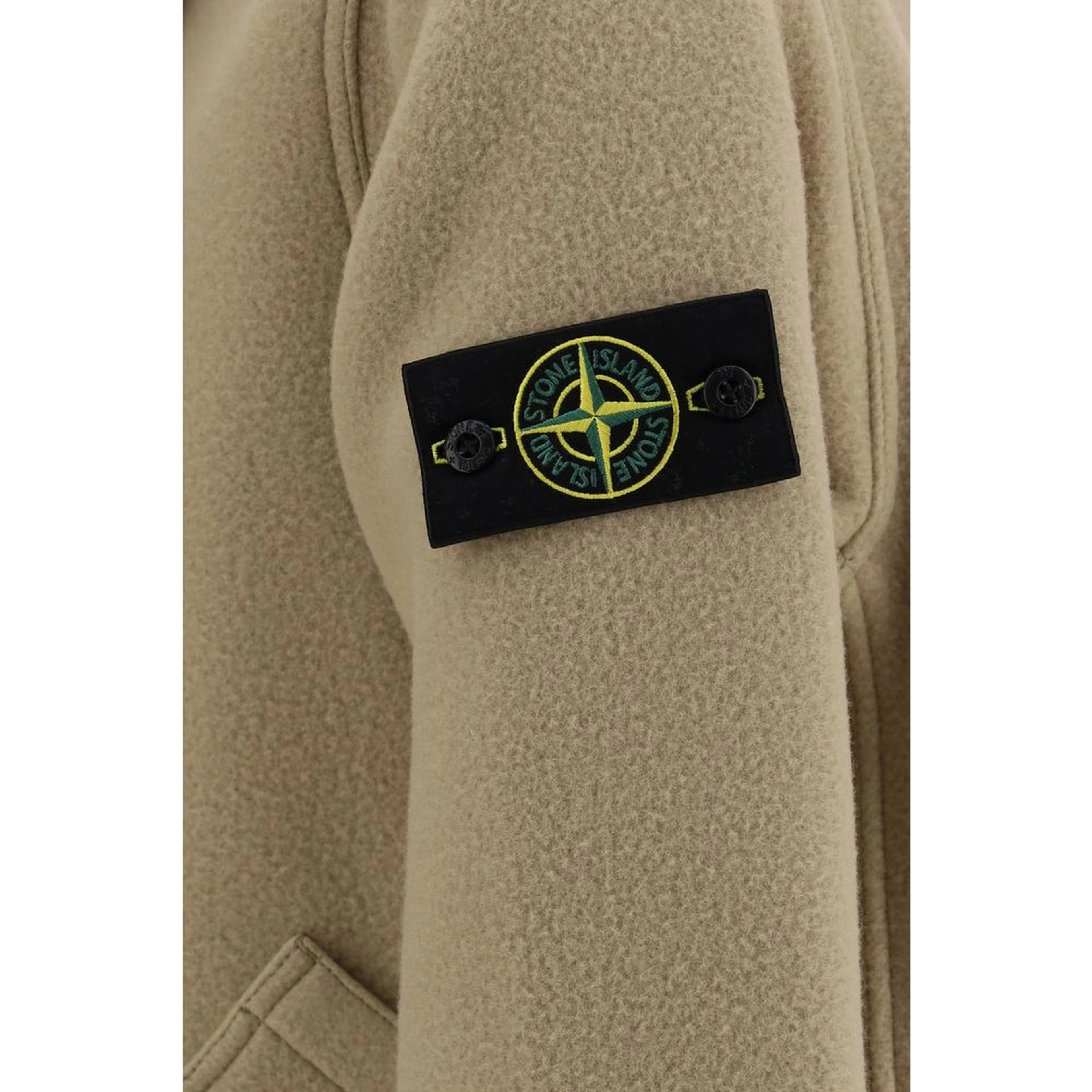 Beige Wool Oves Aries Full-Length Jacket