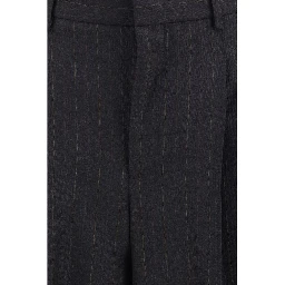 Black Wool Oves Aries Dress Pants