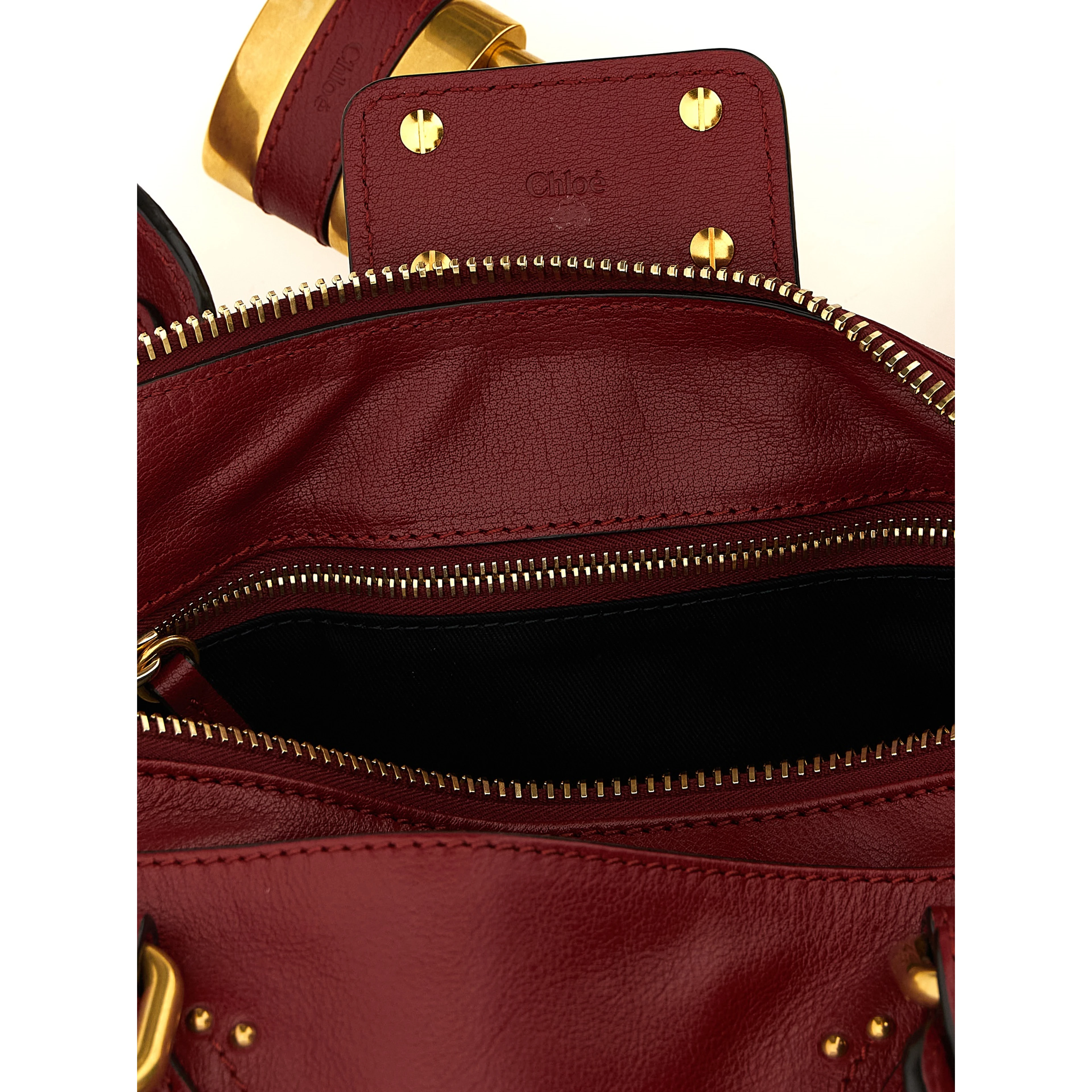 Bordeaux Buffalo Leather Shoulder Bag